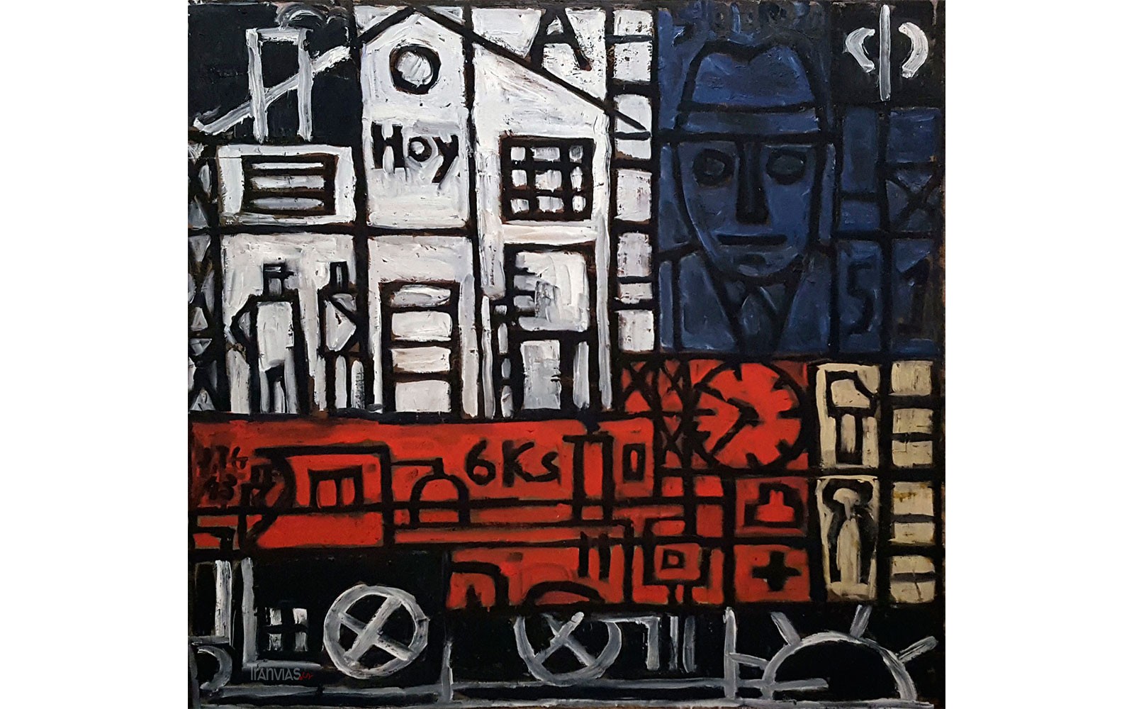 Joaquín Torres García, Pintura constructiva, 1943