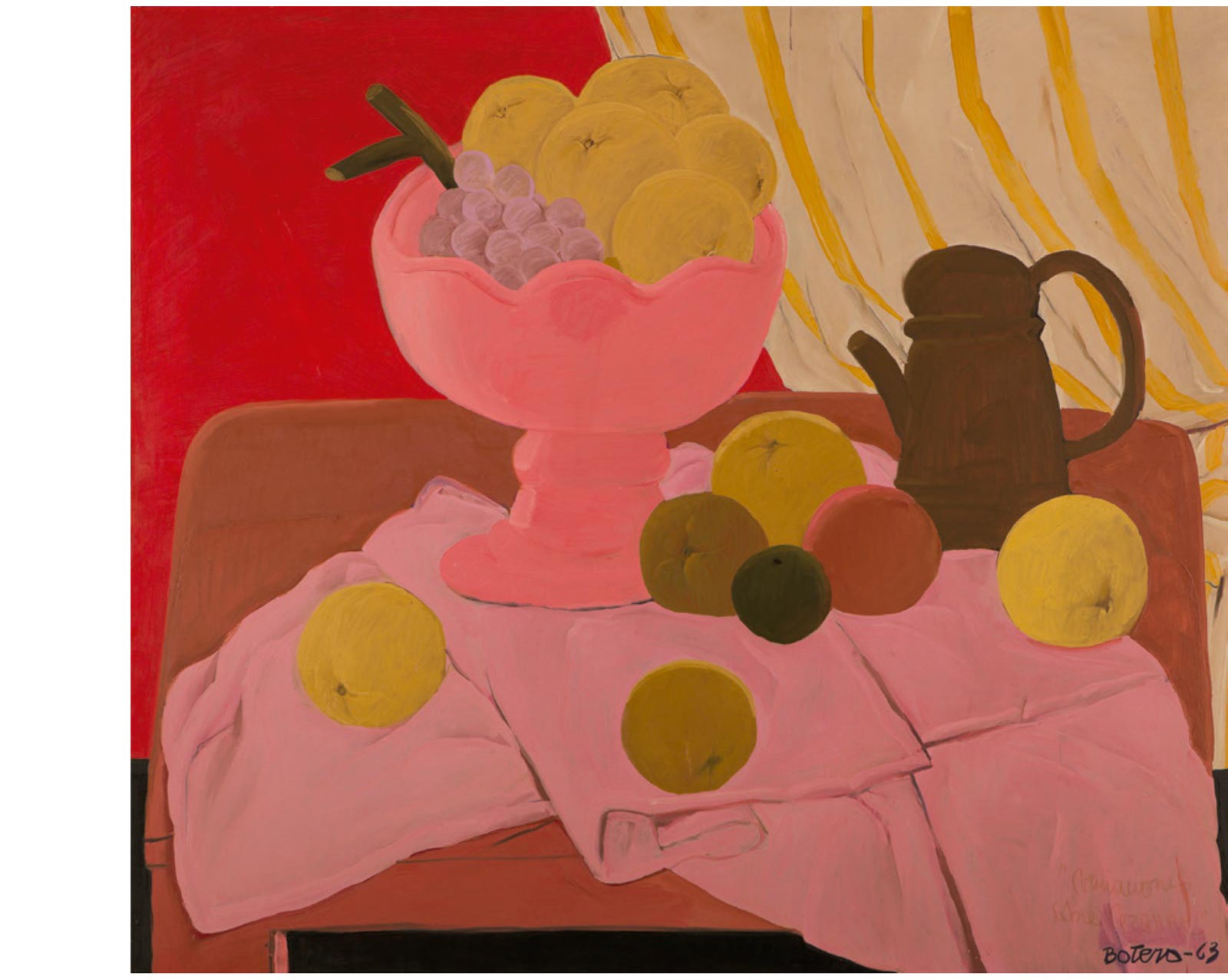 Colombia - Fernando Botero - Variaciones sobre Cézanne,1963 - Óleo sobre tela 131 × 150-cm.