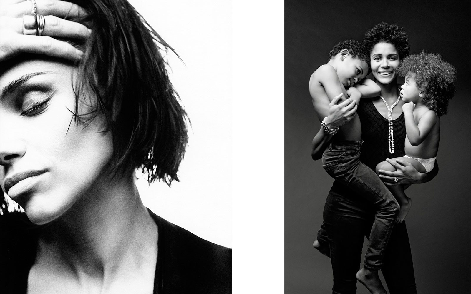 Béatrice Dalle - Madre hijos