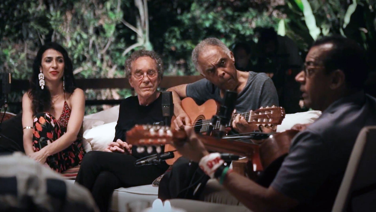 Marisa Monte, André Midani, Gilberto Gil, Jorge Ben