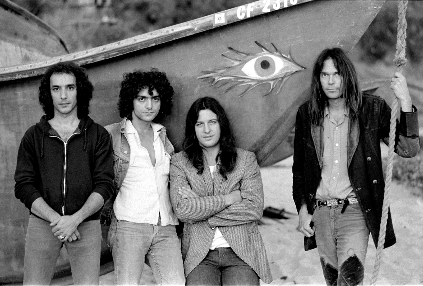 Neil Young with Crazy Horse, 1975, foto Henry Diltz