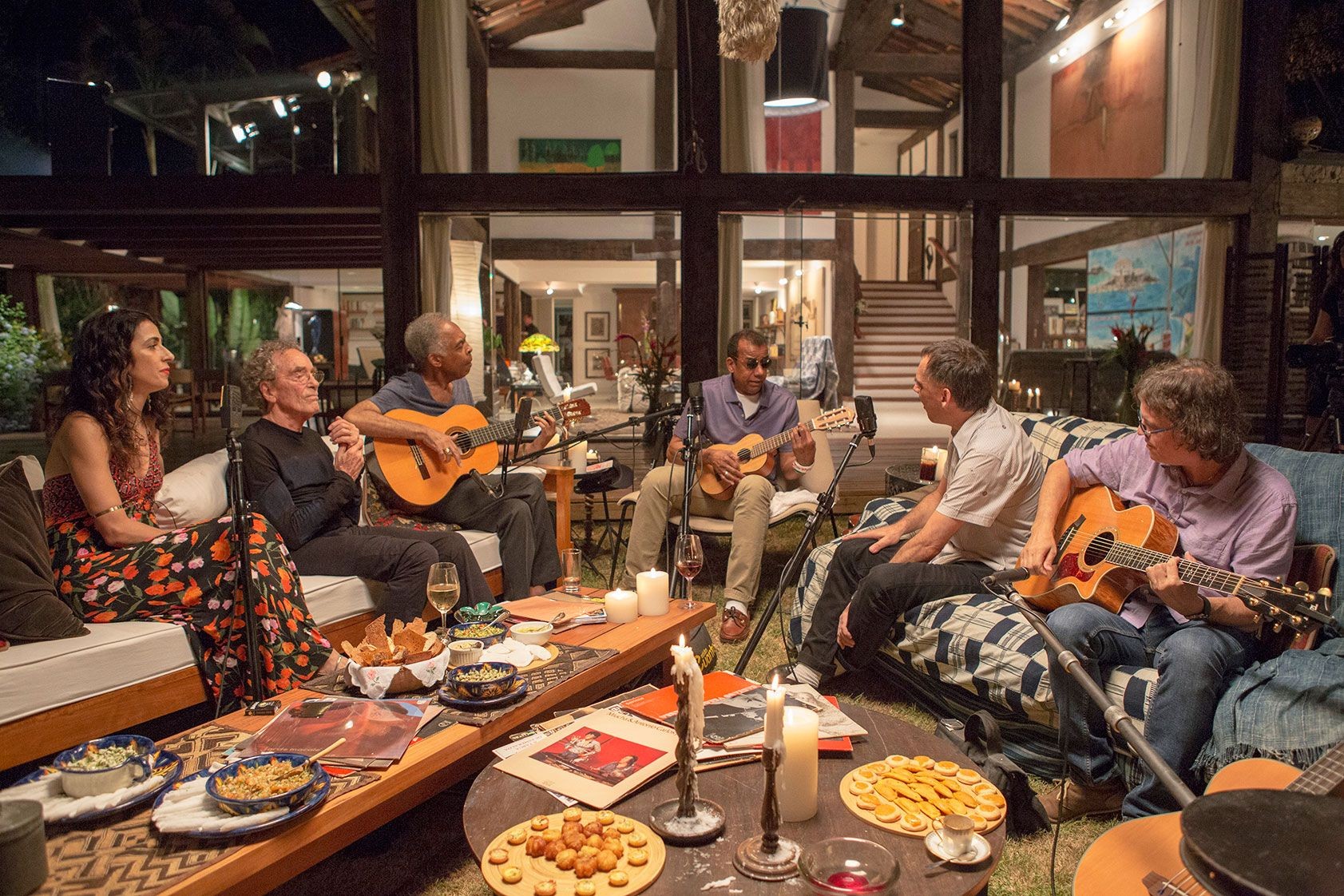 Marisa Monte, André Midani, Gilberto Gil, Jorge Ben, Arnaldo Antúnez, Zuenir Ventura