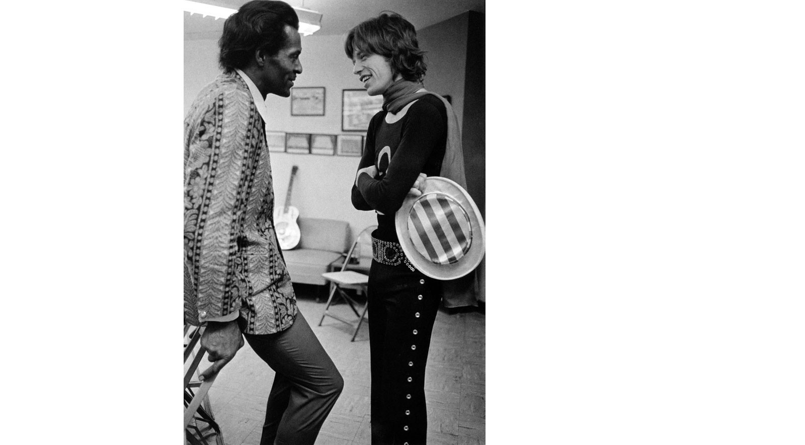 Chuck Berry & Mick Jagger
